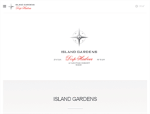Tablet Screenshot of islandgardens.com